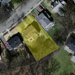 140 Oliver Rd, Newton MA  02468-2321 aerial view