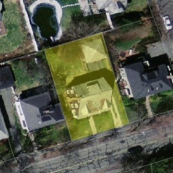 121 Homer St, Newton MA 02459-1513 aerial view