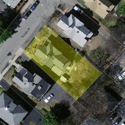 90 Floral St, Newton MA  02461-1523 aerial view