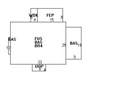 12 George St, Newton MA  02458-2309 floor plan