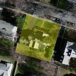 12 Cotton St, Newton MA 02458-2620 aerial view