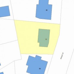 53 Jasset St, Newton MA 02458-1055 plot plan