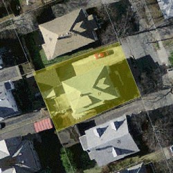 17 Capital St, Newton MA  02458-1301 aerial view