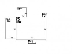 11 Fairfield St, Newton MA  02460-2107 floor plan