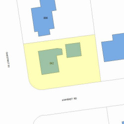 842 Chestnut St, Newton MA 02468-2318 plot plan