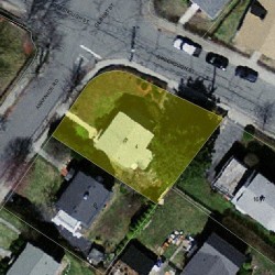 4 Arapahoe Rd, Newton MA 02465-2203 aerial view