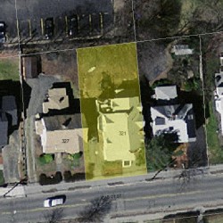 321 Cabot St, Newton MA 02460-2255 aerial view