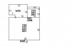 18 Fredana Rd, Newton MA  02468-1104 floor plan