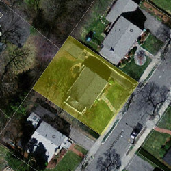 47 Arapahoe Rd, Newton MA 02465-2202 aerial view