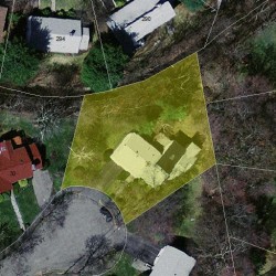 36 Cannon St, Newton MA  02461-2115 aerial view