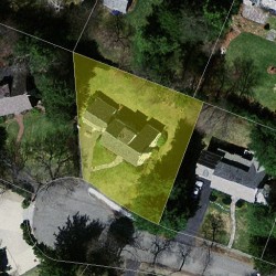 41 Bonnybrook Rd, Newton MA 02468-1001 aerial view
