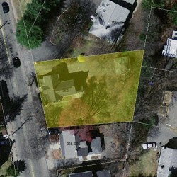 962 Walnut St, Newton MA  02461-1135 aerial view