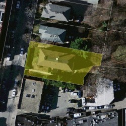 206 Sumner St, Newton MA  02459-1964 aerial view