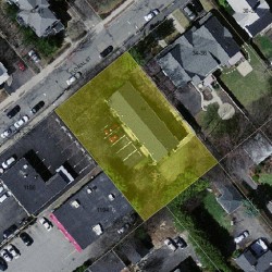 46 Floral St, Newton MA 02461-1245 aerial view