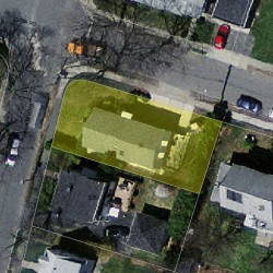 36 Dana Rd, Newton MA  02465-1118 aerial view