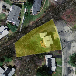 100 Boulder Rd, Newton MA 02459-2653 aerial view