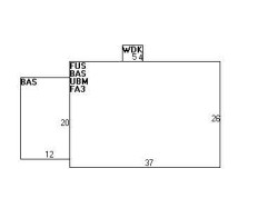 173 Berkeley St, Newton MA 02465-2637 floor plan