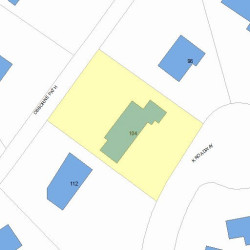 104 Osborne Path, Newton MA 02459-3543 plot plan