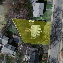 46 Greenlawn Ave, Newton MA 02459-1714 aerial view