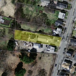 327 Cherry St, Newton MA 02465-1641 aerial view