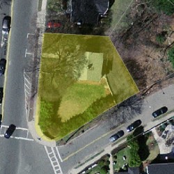 728 Walnut St, Newton MA  02459-1418 aerial view