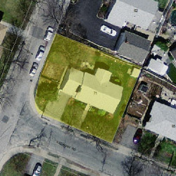 71 Anthony Rd, Newton MA 02460-1144 aerial view