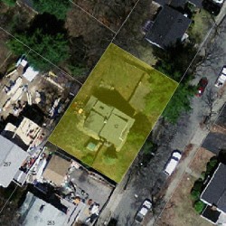 12 Star Rd, Newton MA 02465-1040 aerial view