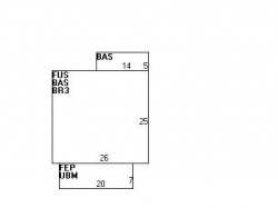 54 Falmouth Rd, Newton MA 02465-1125 floor plan