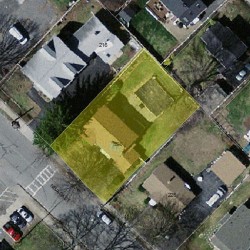 220 Nevada St, Newton MA 02460-1258 aerial view