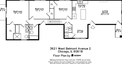 3621 Belmont Ave, Chicago IL  60618-5067 exterior