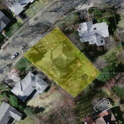 111 Rosalie Rd, Newton MA 02459-3129 aerial view