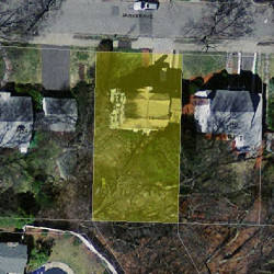 114 Parker Ave, Newton MA  02461-1815 aerial view