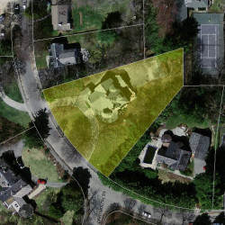 158 Prince St, Newton MA 02465-2604 aerial view