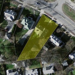 758 Commonwealth Ave, Newton MA 02459-1134 aerial view