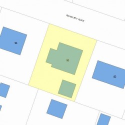 90 Randlett Park, Newton MA  02465-1719 plot plan