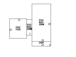 49 Charlemont St, Newton MA  02461-1909 floor plan