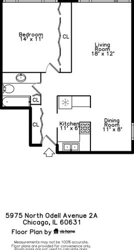 5975 Odell Ave, Chicago IL  60631-2358 exterior