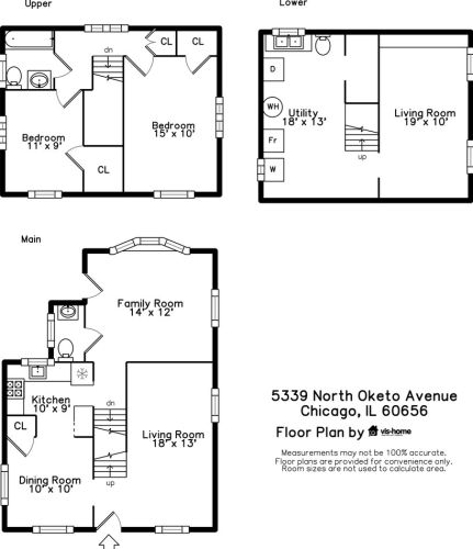 5339 Oketo Ave, Chicago IL 60634-3414 exterior