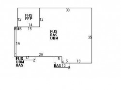 221 Valentine St, Newton MA 02465-3001 floor plan