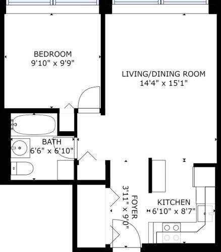 1460 Sandburg Ter, Chicago IL  60610-7688 exterior