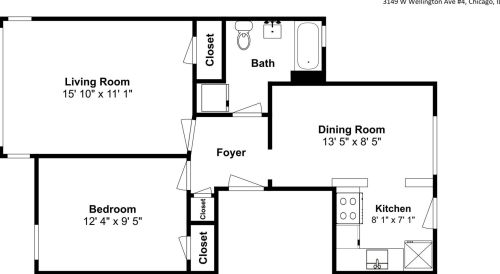 3149 Wellington Ave, Chicago IL  60618-6916 exterior