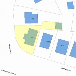 2085 Commonwealth Ave, Newton MA 02466-2007 plot plan