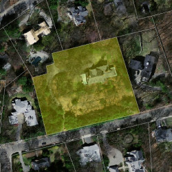 173 Otis St, Newton MA  02465-2522 aerial view