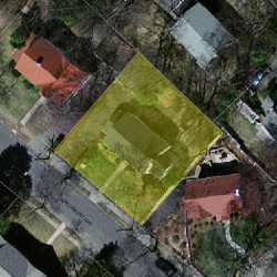 83 Larchmont Ave, Newton MA 02468-2013 aerial view