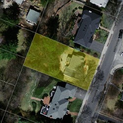 89 Beethoven Ave, Newton MA 02468-1748 aerial view