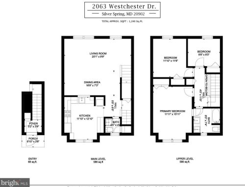 2063 Westchester Dr, Silver Spring MD  20902-3563 exterior