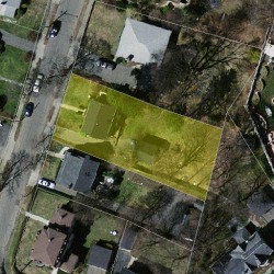 16 Bemis St, Newton MA  02460-1103 aerial view