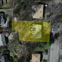 45 Andrew St, Newton MA 02461-2101 aerial view