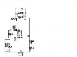 43 Carlton Rd, Newton MA  02468-1913 floor plan