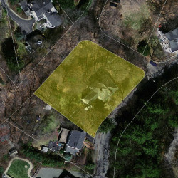 51 Hawthorne Ave, Newton MA  02466-2817 aerial view